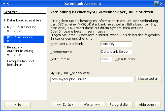 Datenbank-Assistent 3