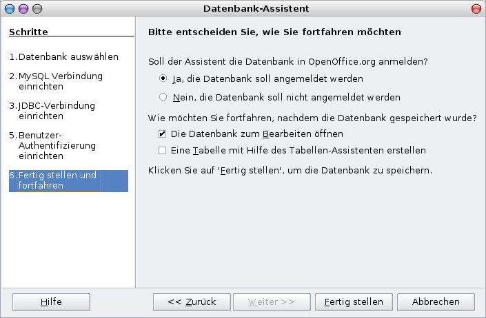 Datenbank-Assistent 5