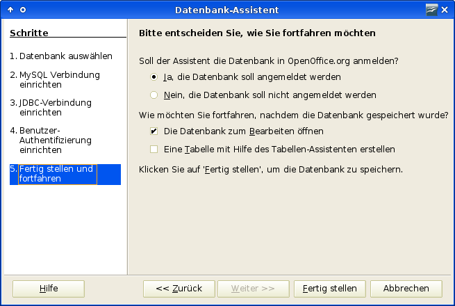 Datenbank-Assistent 5